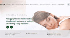 Desktop Screenshot of emeraldsleep.com